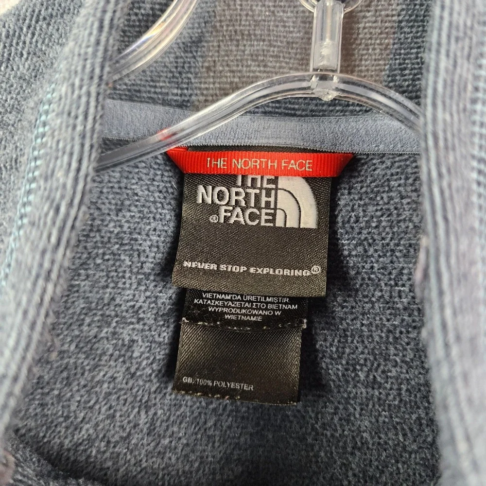 The North Face XL Blue Quarter Zip Fleece Pullover Gorpcore Hiking Outdoor Mens